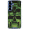 Liquid Blue Green Skulls Galaxy S25 Clear Case